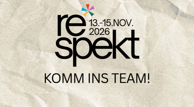 respekt* 2026 – Komm ins Team!